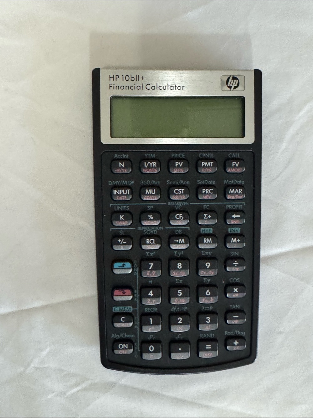 HP Financial Calculator - Black and Silver